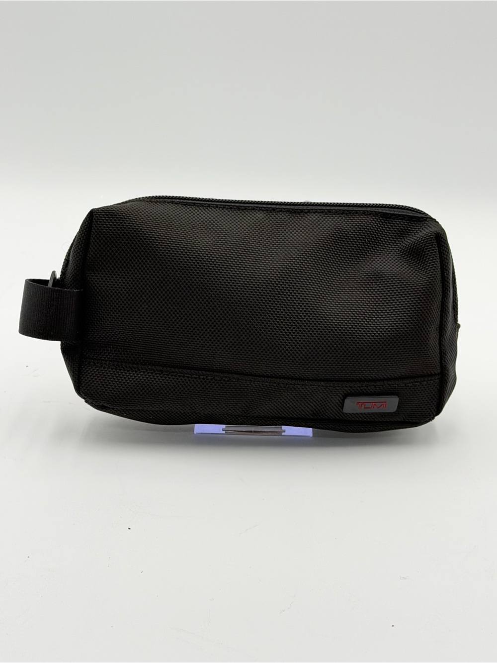 TUMI Compact Black Toiletry Bag Men’s Travel Dopp Kit Pouch